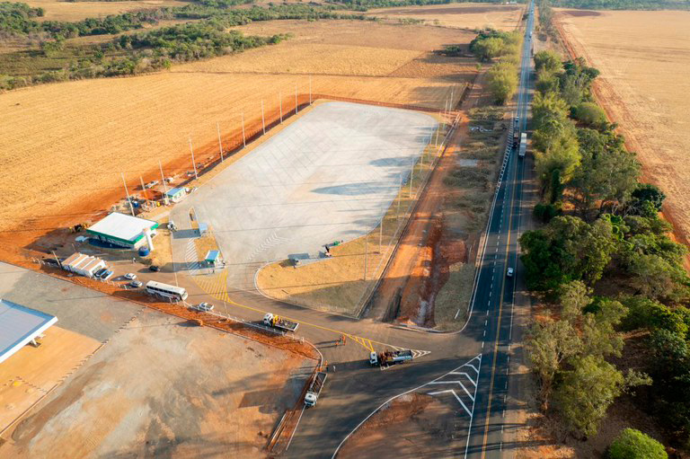 BR-153 ganha Ponto de Parada e Descanso para caminhoneiros